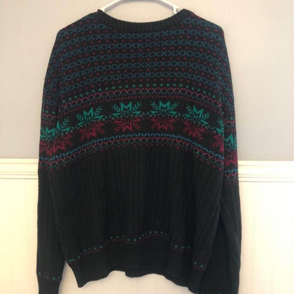 rob winter sweater, holiday sweater, rob winter snowflake sweater, Mens Sweater